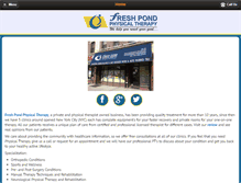 Tablet Screenshot of freshpondpt.com